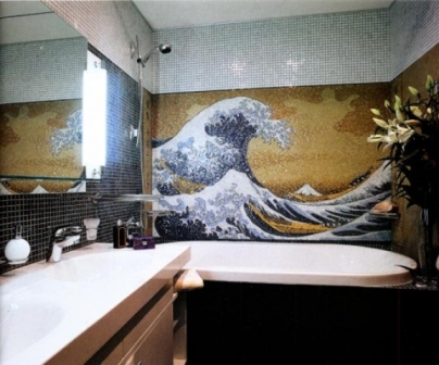 Мозаичное панно для ванной