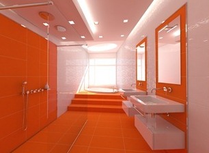 Оранжевая ванна