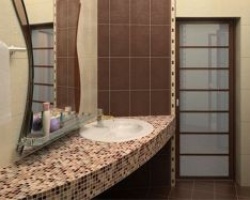 Качественный ремонт и оформление ванной комнаты в частном доме