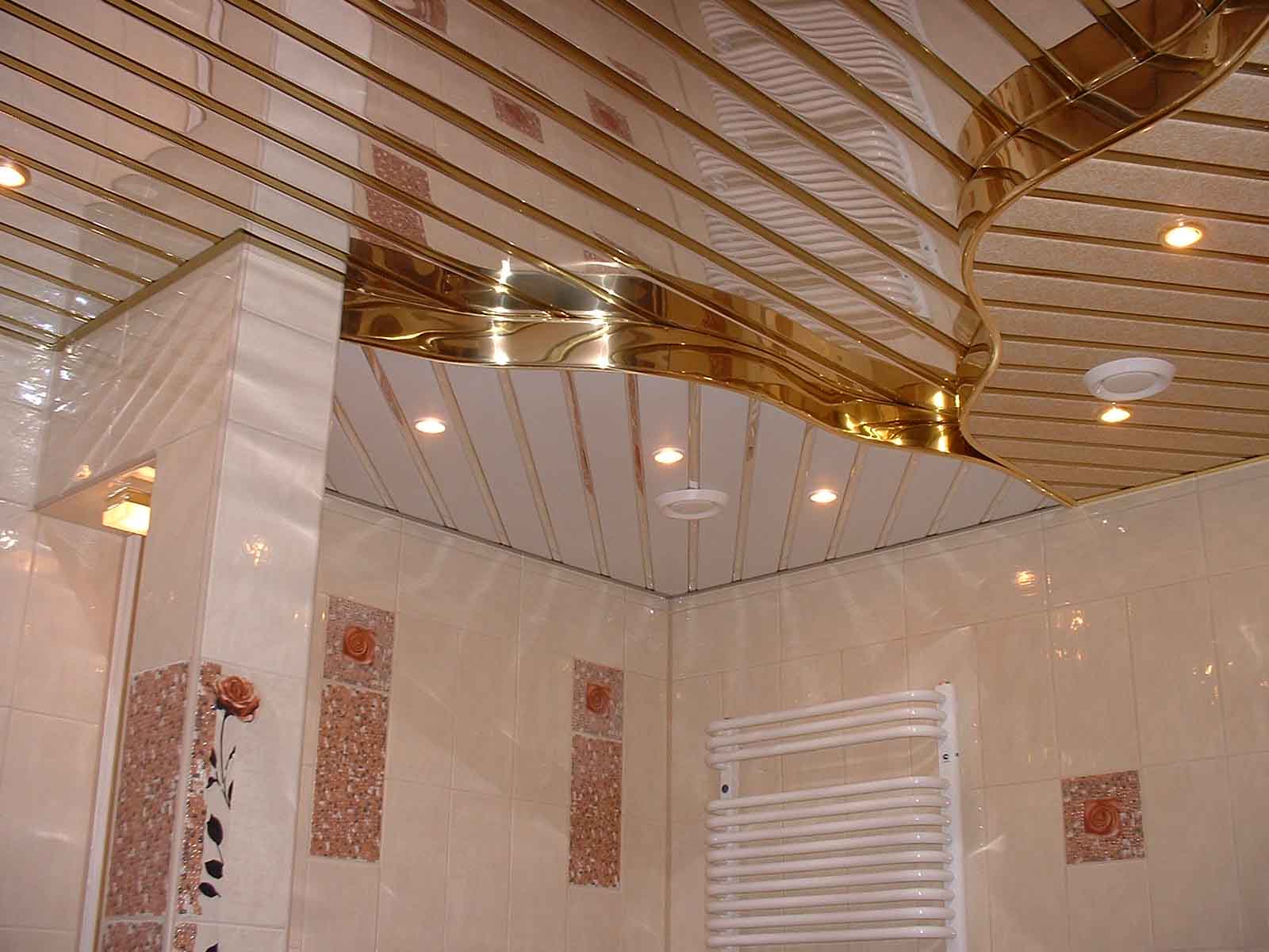 Практичность подвесных потолков для ванной