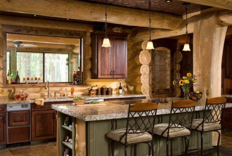 Планировка кухонного помещения в деревянном доме - один из самых важных этапов оформления