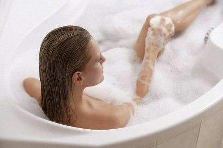 Воздействие горячей ванны на организм