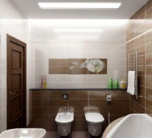 Оформление ванной комнаты в коричневых тонах. Что нужно знать…