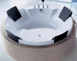 Круглая ванна: стильно, роскошно, современно