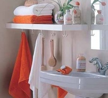Как сделать красивую и удобную полку для ванной