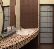 Качественный ремонт и оформление ванной комнаты в частном доме