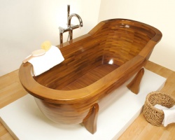 Деревянная ванна в доме - новое решение своими руками