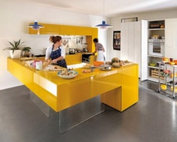 Кухня желтого цвета: сочетания цветов, дизайн и оформление