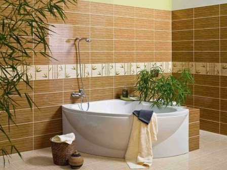 дизайн керамической плитки для ванной